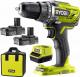 Wiertarko-wkrętarka Ryobi R18DD3-220S 18 V 2 x akumulator 2 Ah 1