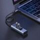 HUB USB Baseus Baseus Enjoy adapter HUB przejściówka ze złącza USB-C na 3x USB 3.0 i port RJ45 szary (CAHUB-M0G) uniwersalny 5