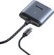 Adapter USB Baseus Baseus Enjoy adapter HUB przejściówka ze złącza USB-C na 2x HDMI + USB-C PD szary (CAHUB-I0G) uniwersalny 3