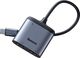 Adapter USB Baseus Baseus Enjoy adapter HUB przejściówka ze złącza USB-C na 2x HDMI + USB-C PD szary (CAHUB-I0G) uniwersalny 4