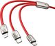 Kabel USB Baseus Trzy małe świnki uroczy kabel 3w1 (CAMLT-PG09) 3