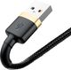 Kabel USB Baseus USB-A - Lightning 2 m Czarno-złoty (CALKLF-CV1) 2
