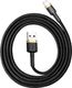 Kabel USB Baseus USB-A - Lightning 1 m Czarno-złoty (CALKLF-BV1) 4