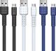 Kabel USB Remax USB-A - microUSB 1 m Biały 2