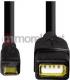 Adapter USB Hama 784260000 microUSB - USB Czarny  (78426) 1