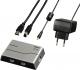HUB USB Hama 1:4 USB 3.0 Z ZASILACZEM CZARNY/SREBRNY (398790000) 1