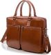 Torba Solier Torba skórzana na ramię, laptopa SOLIER brązowy vintage 3