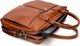Torba Solier Torba skórzana na ramię, laptopa SOLIER brązowy vintage 5