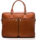 Torba Solier Torba skórzana na ramię, laptopa SOLIER brązowy vintage 8