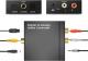 Adapter AV Mozos Toslink - RCA (Cinch) czarny (DAC01) 1