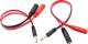 Kabel Mozos Jack 3.5mm - Jack 3.5mm x2 0.2m czerwony (ASM-1) 3