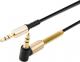 Kabel Mozos Jack 3.5mm - Jack 3.5mm 1m złoty (KSM1M) 1