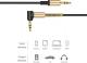 Kabel Mozos Jack 3.5mm - Jack 3.5mm 1m złoty (KSM1M) 2