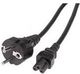 Kabel zasilający Hama sieciowy koniczynka - 1,5M czarny ( 784800000 ) 1