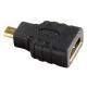 Adapter AV Hama HDMI Micro - HDMI czarny (000398630000) 1