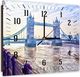 Feeby Obraz z zegarem, london bridge 30x30 2