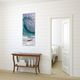Feeby Obraz z zegarem, wysoka fala 25x65 3