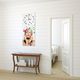 Feeby Obraz z zegarem, kobieta w kolorach 25x65 4