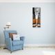 Feeby Obraz z zegarem, New York 25x65 4