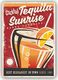 Feeby Wydruk na metalu, Retro – tequilla sunrise 40x60 1