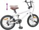 vidaXL vidaXL BMX 18 Cali dla dzieci w wieku 7-10 lat Biały 7