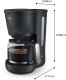 Ekspres przelewowy Philips Daily Collection HD7411/90 Czarny 2
