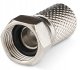 Import Zestaw 10x Złącze Wtyk F 6,8mm CONOTECH NS-511 Uszczelka Nakręcane 3