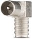 Import Zestaw 5x Wtyk Antenowy RF Męski Kątowy 6,8mm CONOTECH NS-124 Cynk 2