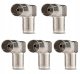 Import Zestaw 5x Wtyk Antenowy RF Żeński Kątowy 6,8mm CONOTECH NS-125 Cynk 1