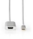Adapter USB Nedis HDMI adapter USB-C CCTB64680AL20 1