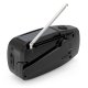 Radio Streetz S80 Crank Radio, solar panel, black 3