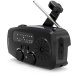 Radio Streetz S80 Crank Radio, solar panel, black 4