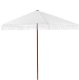 Beliani Parasol ogrodowy 258 cm MURASA Biały 1