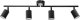 Lampa sufitowa Beliani Lampa spot 4-punktowa NYANDO Metal Czarny 6