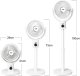 Wentylator Ronic Zyle INCA Wentylator stojący +Akku BLDC-Motor 5 poziomów LED biały 2