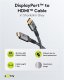 Goobay Kabel adapter DisplayPort do HDMI™ 2.0/2.1 8K/60HZ 1m 78964 2