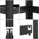 EkoStick Regał Magazynowy Garażowy Warsztatowy Metalowy Czarny Ocynk 875kg 180x90cm 5