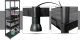 EkoStick Regał Magazynowy Garażowy Warsztatowy łazienkowy Plastikowy Czarny 171x61cm 6