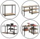 EkoStick Zestaw 2szt Regał magazynowy garażowy warsztatowy metalowy 875kg 180x90cm 6