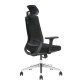 Krzesło biurowe Ergostill Fotel biurowy gamingowy obrotowy regulowany Chrom GK3 Premium 14