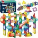 Woopie WOOPIE Klocki Magnetyczne Konstrukcyjne 3D Zestaw Edukacyjny Tor Kulkowy 105el. 1