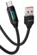 Kabel USB Acefast Kabel Toocki USB-C do USB-C 100W, 2m, 480Mb/s, z wyświetlaczem 2