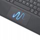 Strado Etui z klawiaturą Bluetooth touchpad do Samsung Galaxy Tab A9 8.7 X110/X115, czarne 3