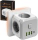 Listwa zasilająca Reagle KOSTKA SIECIOWA LISTWA ZASILAJĄCA 3x GNIAZDO ŁADOWARKA 3x USB 1x USB-C 1
