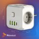 Listwa zasilająca Reagle KOSTKA SIECIOWA LISTWA ZASILAJĄCA 3x GNIAZDO ŁADOWARKA 3x USB 1x USB-C 9