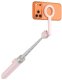 Selfie stick 4kom.pl TECH-PROTECT L10S Magsafe Bluetooth Selfie stick Tripod pink/grey (5906302340132) 2