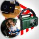 ZAM Radio survivalowe solarne dynamo Powerbank 10000mAh Latarka 3w1 turystyczne 4