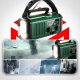 ZAM Radio survivalowe solarne dynamo Powerbank 10000mAh Latarka 3w1 turystyczne 7