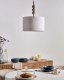 Lampa wisząca Beliani LOKY Metal Beżowy 4
