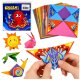 Lean Zestaw Do Origami Papier Kolorowy Książeczka Instruktażowa 100 Arkuszy Edukamp 1